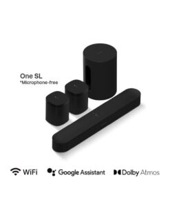 5.1 Sonos Immersive Set with Sonos Beam (Gen 2), Sub Mini and One SL Pair