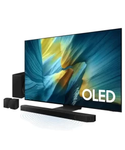 83" Class OLED S95F with Q-series 11.1.4 ch. Wireless Dolby ATMOS Soundbar